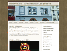 Tablet Screenshot of malerbuchholz.de